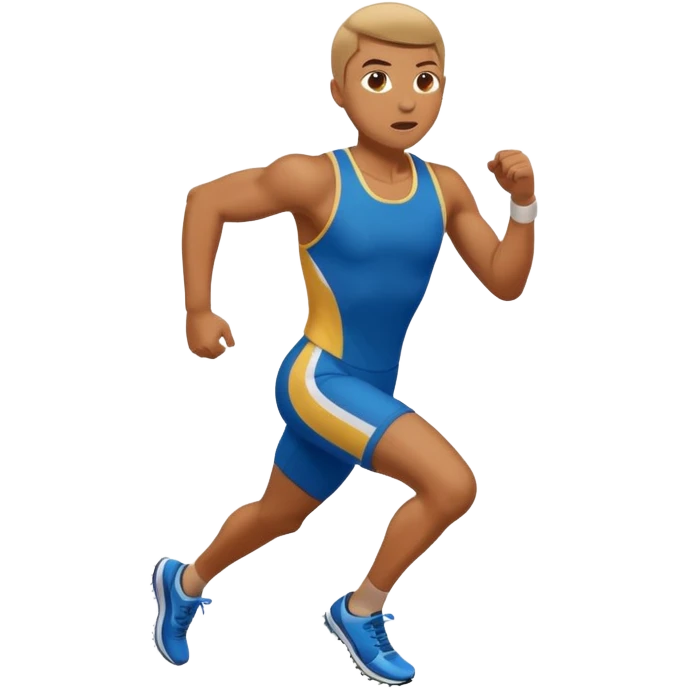 Track and field sprinter emoji emoji