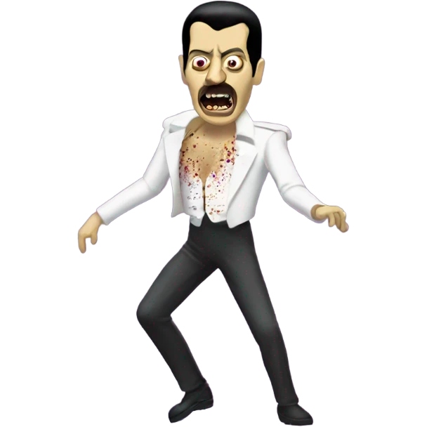 freddie mercury zombie dancing emoji