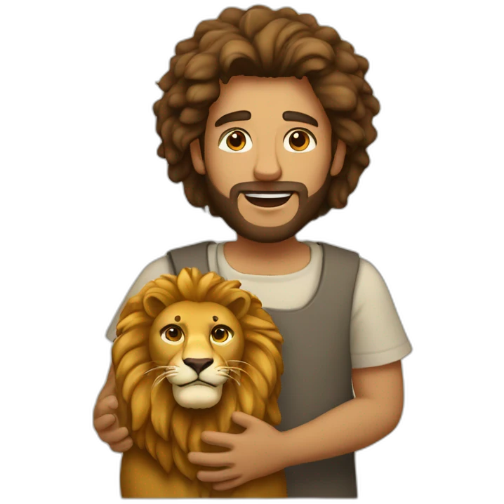 bible daniel and lion emoji