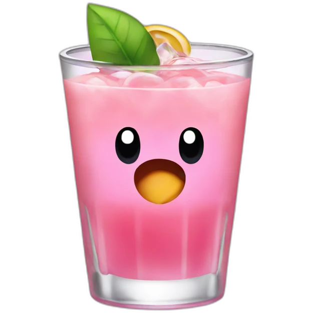 kirby drink emoji