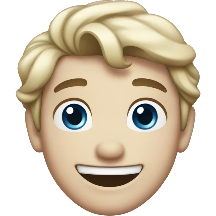 Frozen emoji smiling emoji