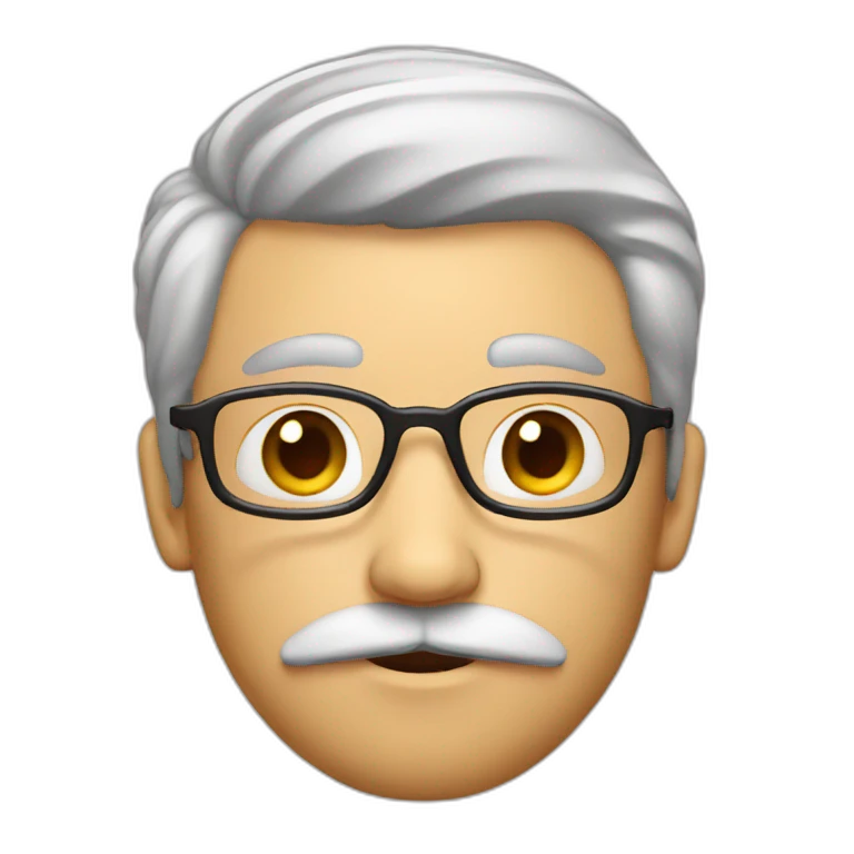 Guy with small square moustache emoji