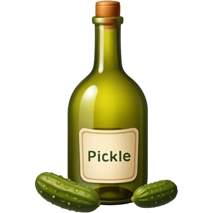 Pickle wine emoji