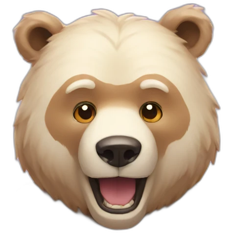 a magical bear emoji