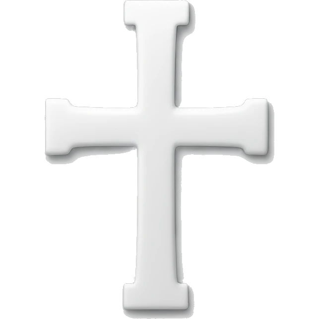 White cross emoji