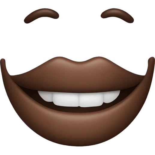 labial en barra marron  emoji