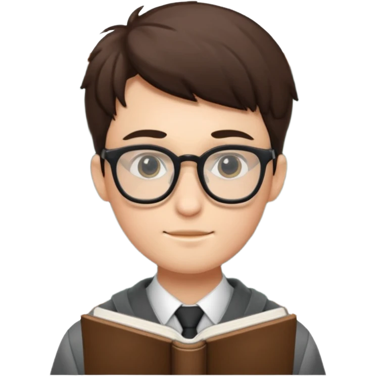 student(men) who is studying English  emoji