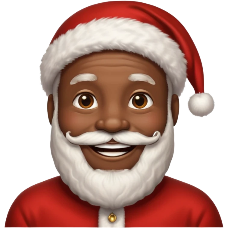 black santa emoji