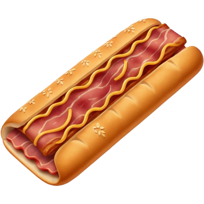 a single crispy lardon emoji
