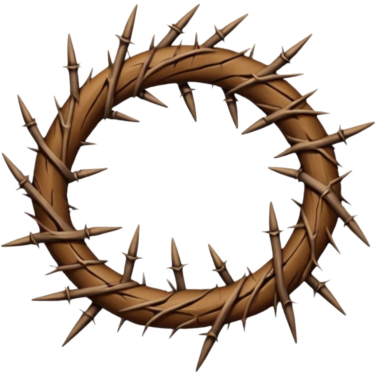 Corona de espinas emoji