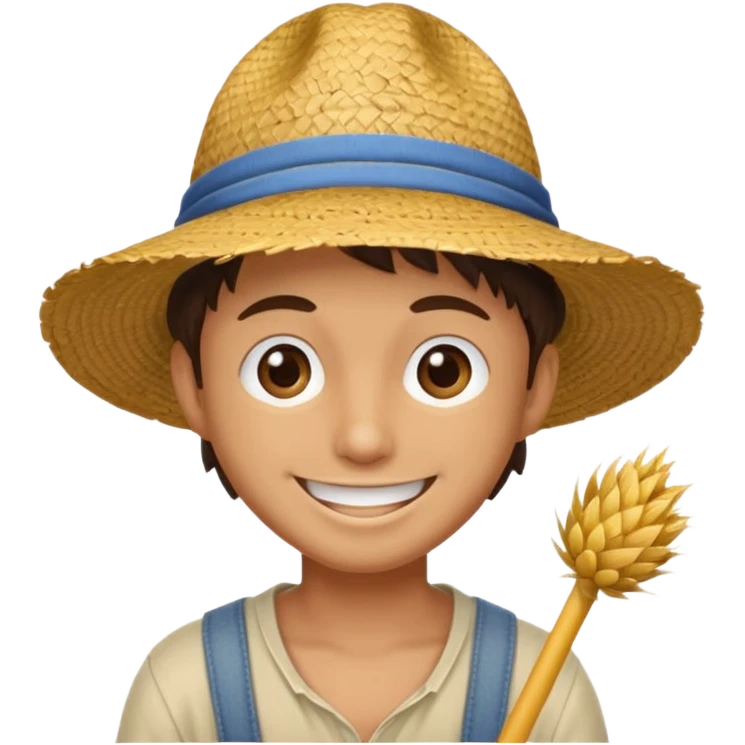 Ruffy macht den rasenschuriken emoji