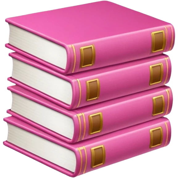 Unos libros rosas  emoji
