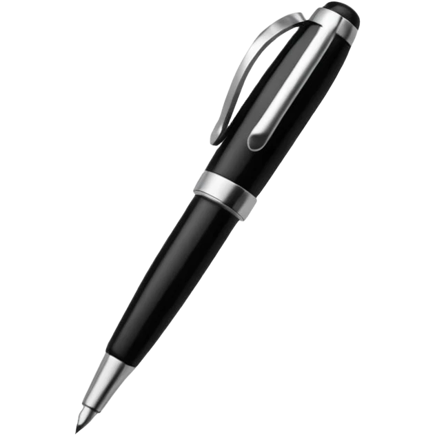 Signature with pen emoji