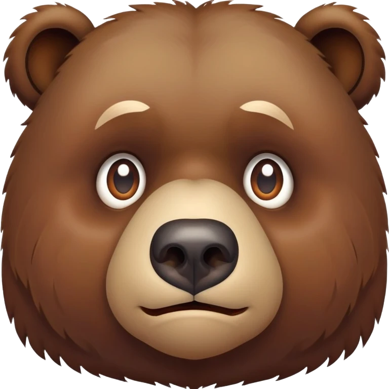 Bear that is nervous  emoji