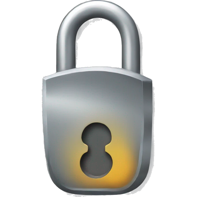 Mobile net lock emoji