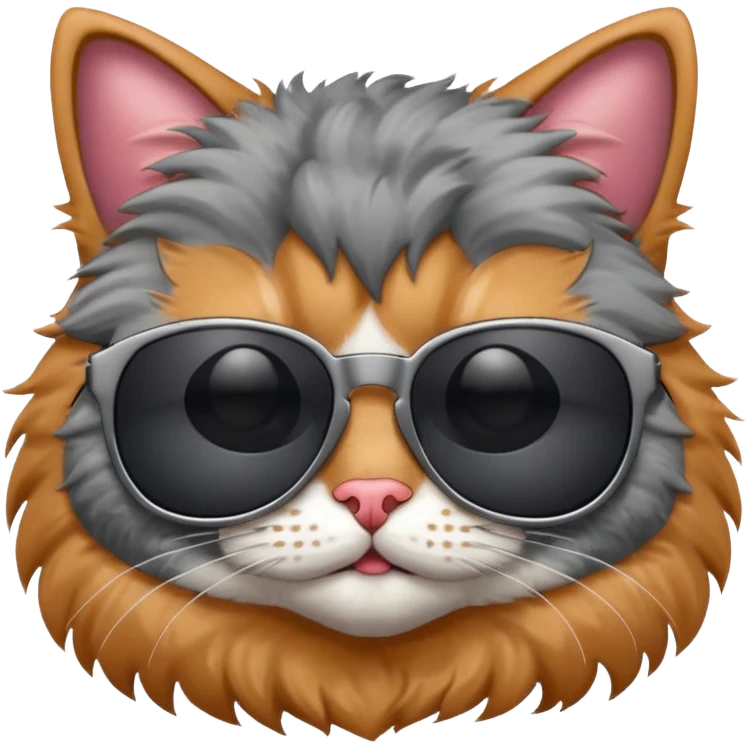 Cat wearing sunglasses emoji