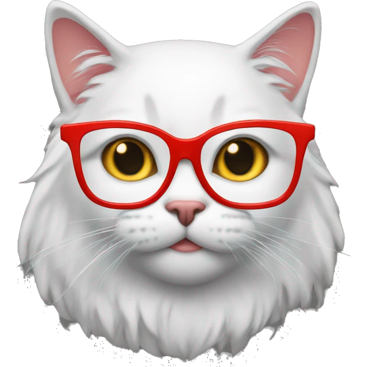 Un gato en un megane rojo emoji