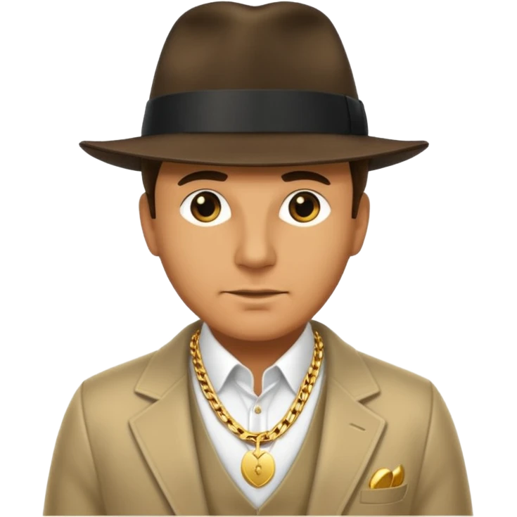 Ola tudo bem que um gangster rico boss emoji
