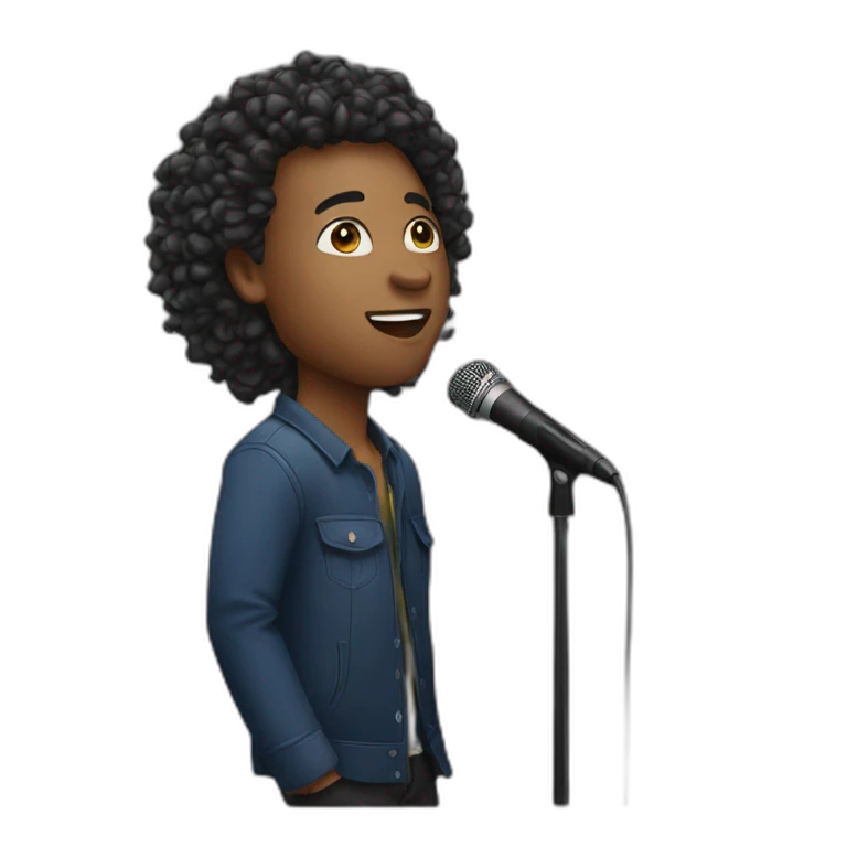 Singer emoji