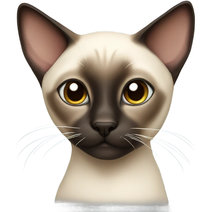 Siamese cat emoji