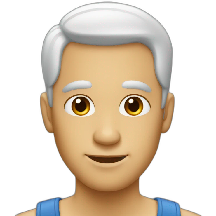 Homme sans cheveux emoji