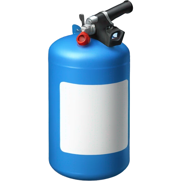 blue gas cylinder emoji