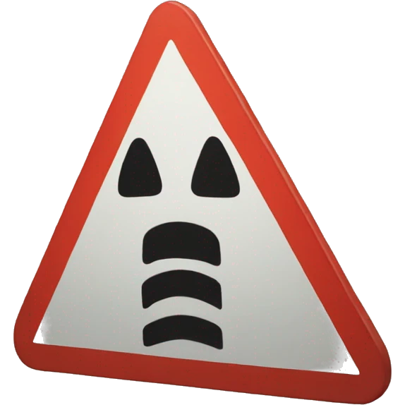 caution symbol emoji