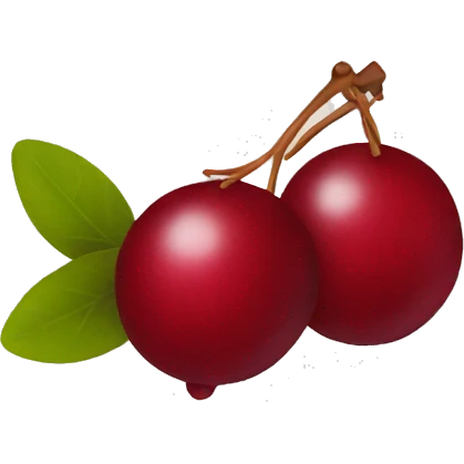 Cranberry  emoji