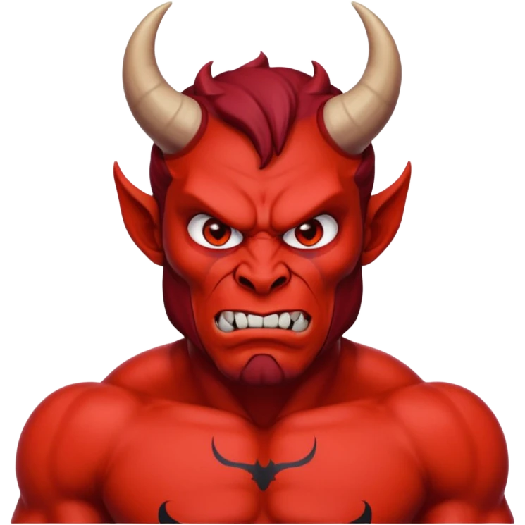 devil with jersey emoji