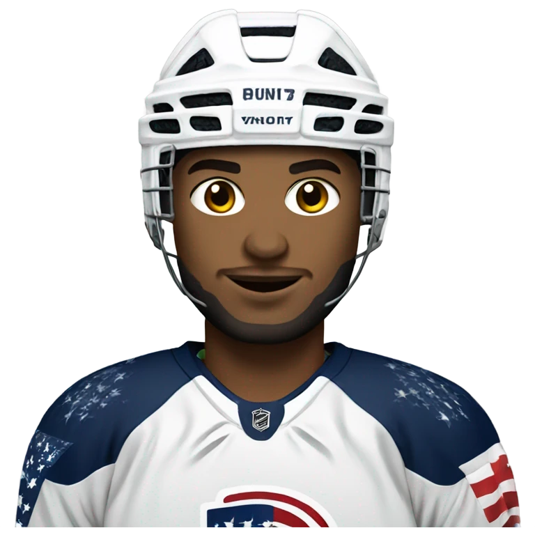 American hockey player emoji