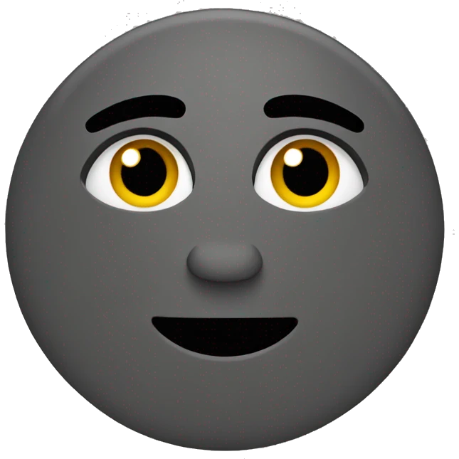 black circle emoji