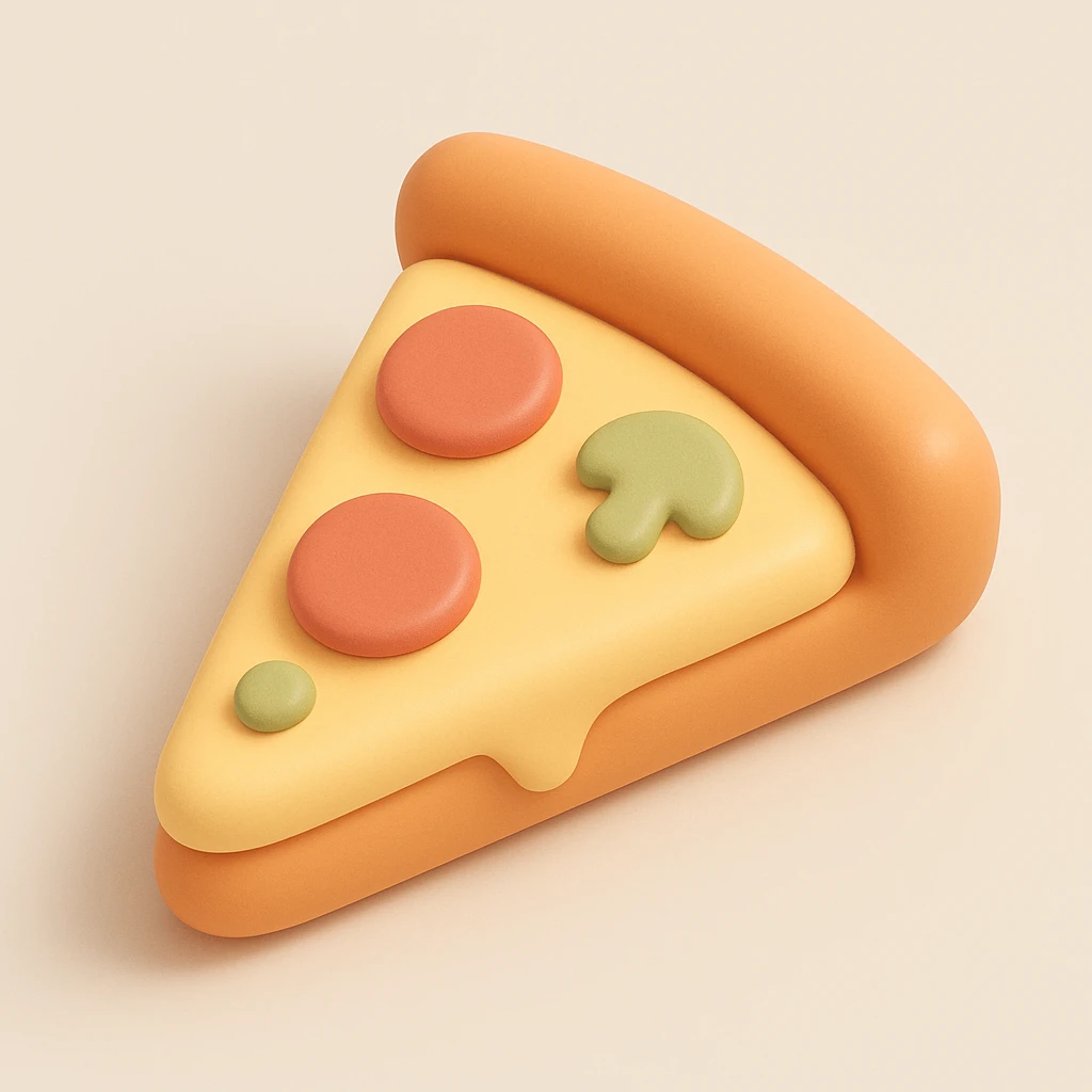 slice of pizza emoji
