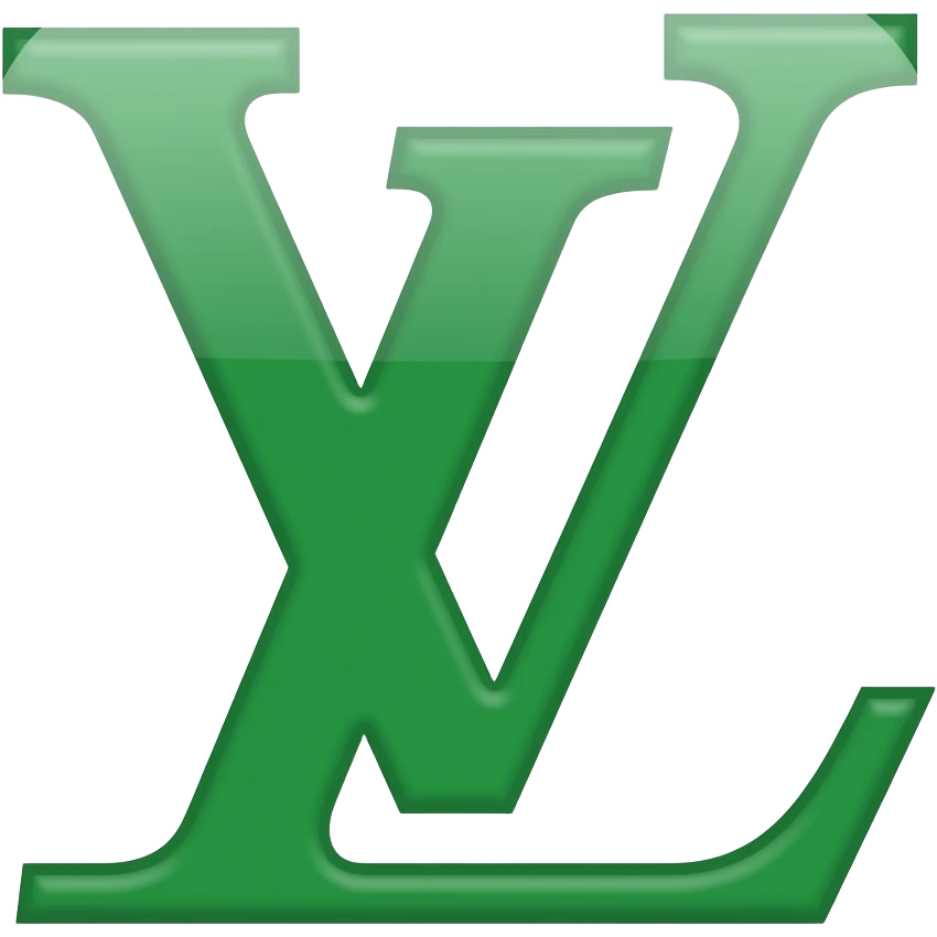 Louis Vuitton Emoji green emoji