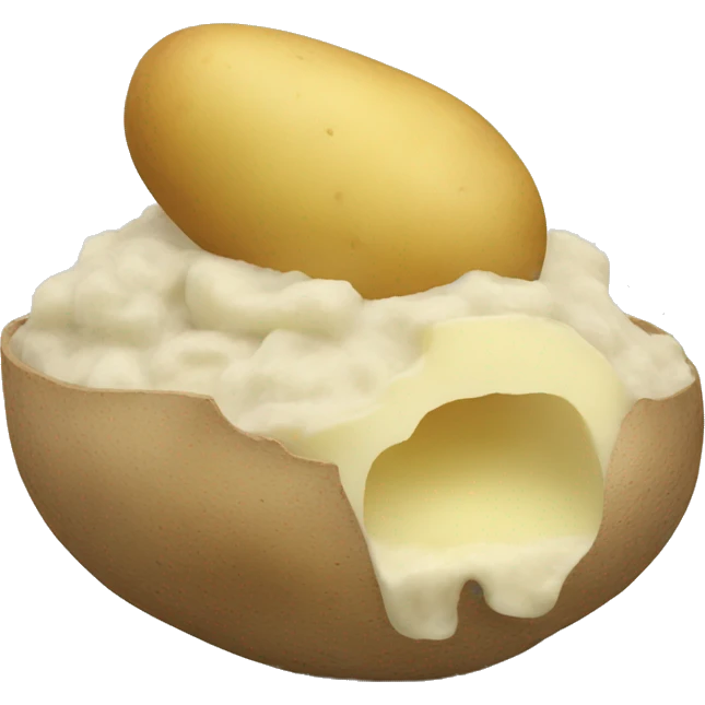 Mash potatoes  emoji