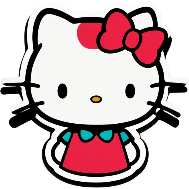 Hello kitty bow emoji