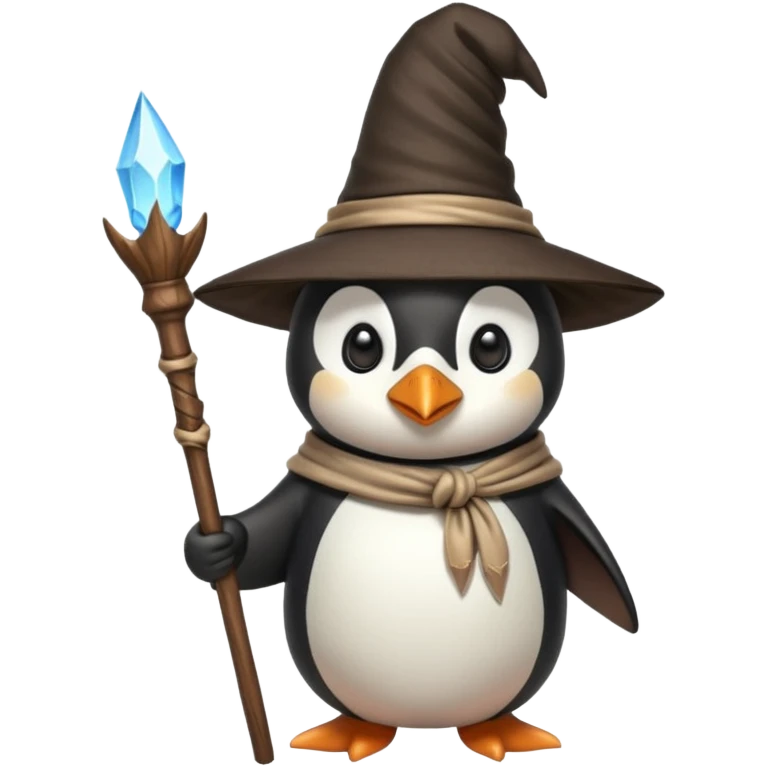 Penguin Wizard emoji
