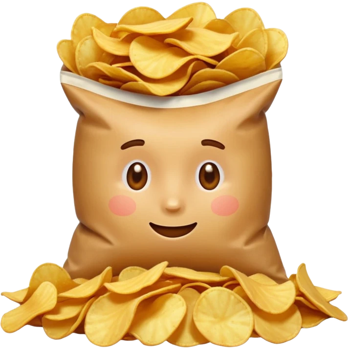 Butt with chips  emoji
