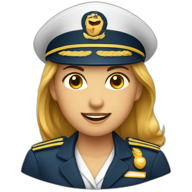 Female sailboat captain emoji