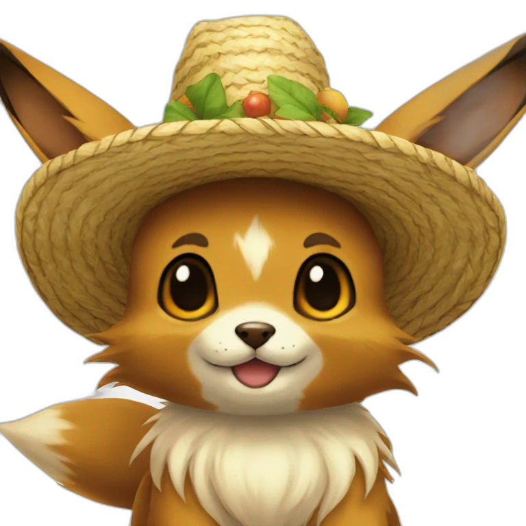 Strawhat Eevee emoji