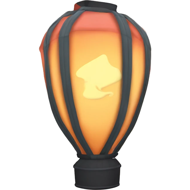 tangled style sky lantern emoji