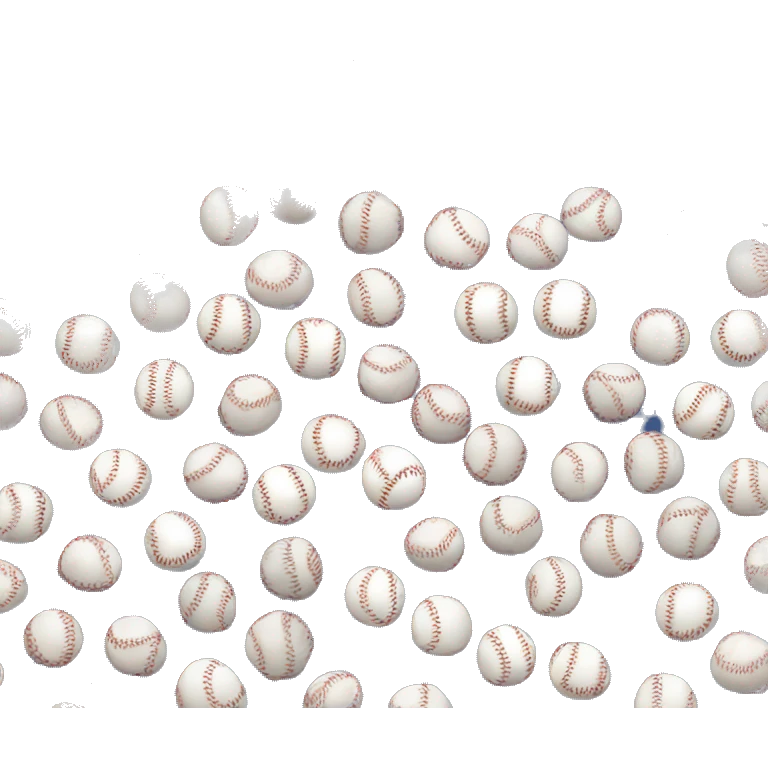 Happy baseball emoji