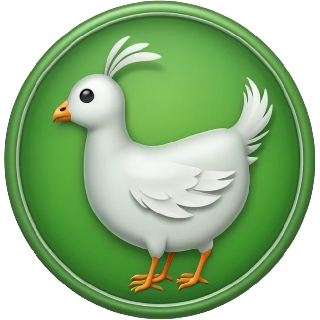 A white tick in a green circle emoji