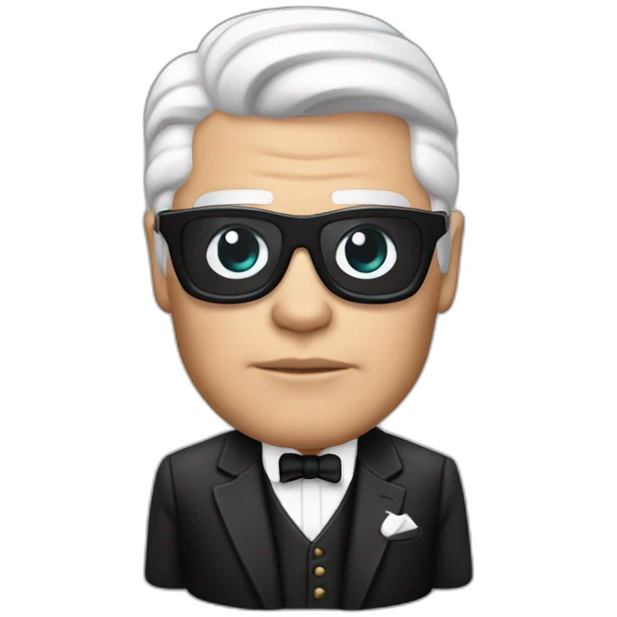 Karl Lagerfield emoji