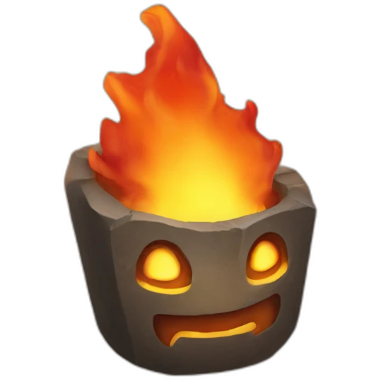 Glowing embers emoji