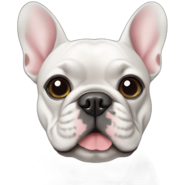 Black French bulldog emoji