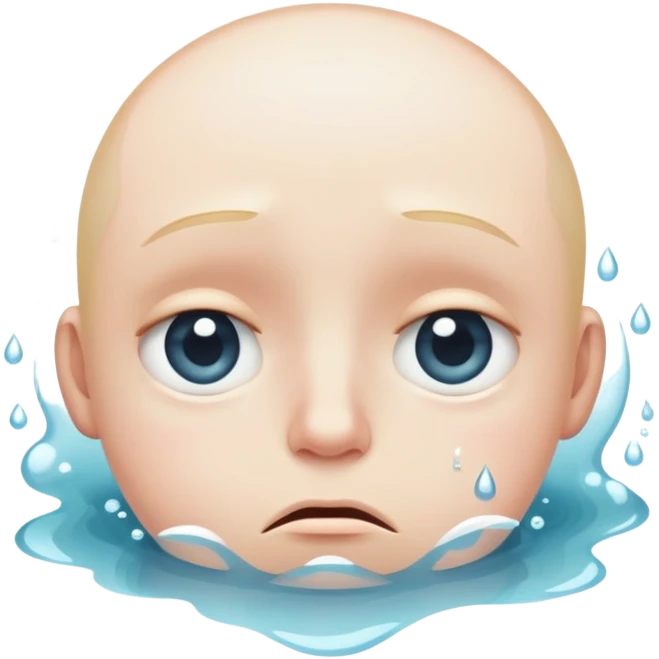 Sad face emoji