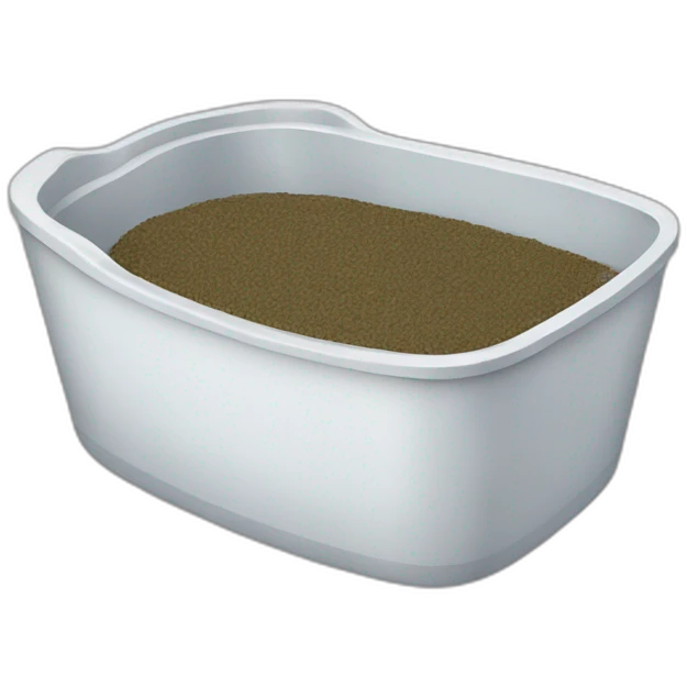 Cat litter box emoji