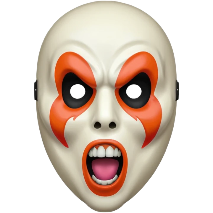 Scream guy painting  emoji