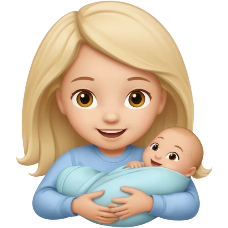 happy newborn girl emoji