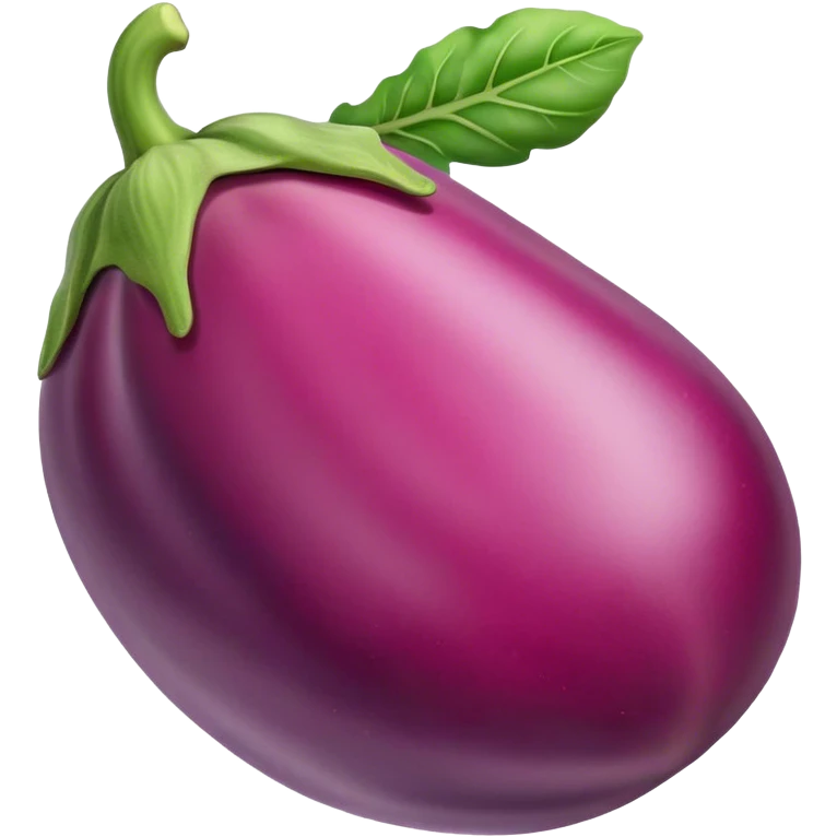 pink eggplant emoji